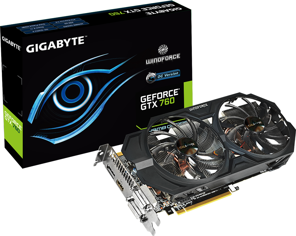 كروت الجرافيك - GV-N760WF2OC-2GD