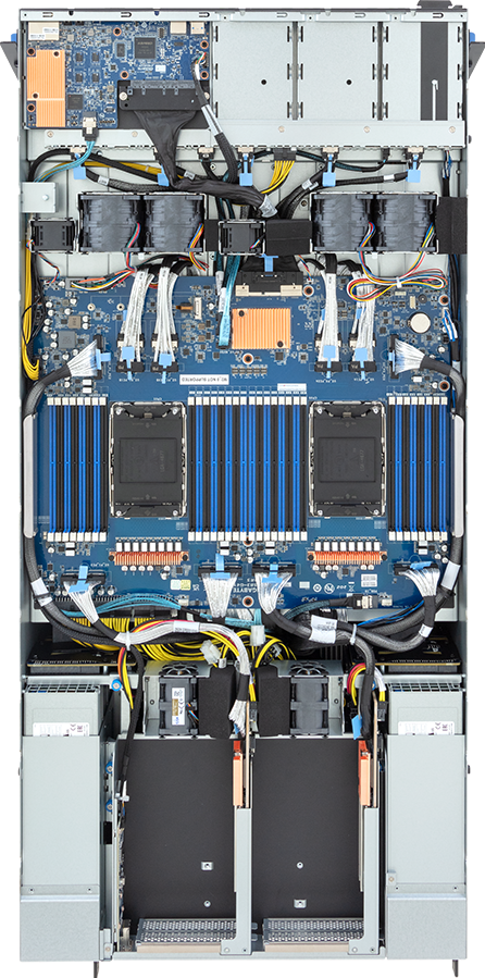 HPC/AI Server - 5th/4th Gen Intel® Xeon® Scalable - 5U DP NVIDIA HGX™ H100 8-GPU 8-Root Port (BF-3) - G593-SD1-AAX1