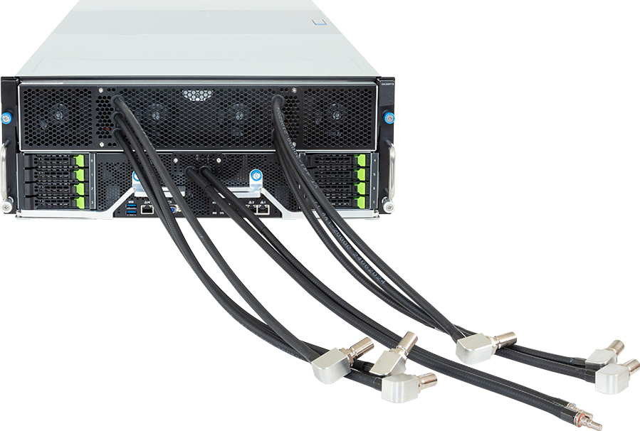 HPC/AI Server - 5th/4th Gen Intel® Xeon® Scalable - 4U DP NVIDIA HGX™ H200 DLC - G4L3-SD1-LAX3