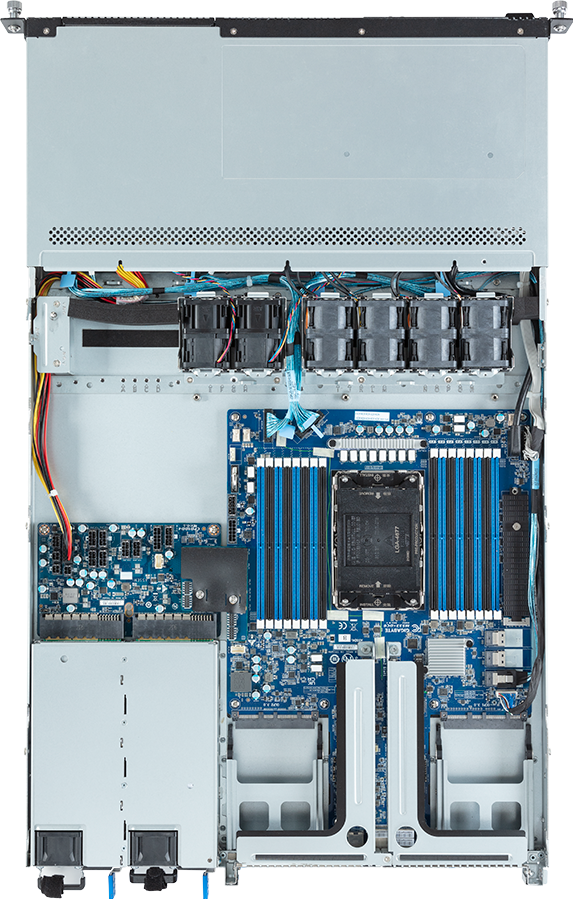 Rack Server - 5th/4th Gen Intel® Xeon® Scalable - 1U UP 4-Bay NVMe/SATA/SAS Titanium - R163-S30-AAG1