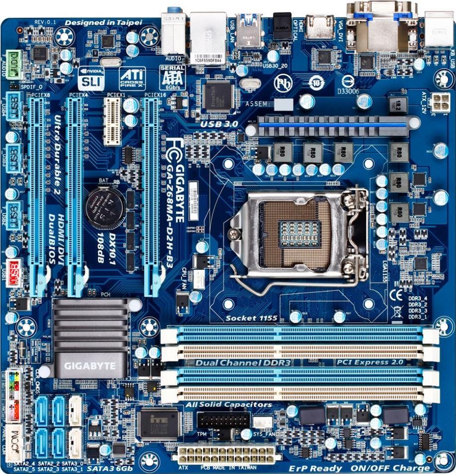 GA-Z68MA-D2H-B3 (Rev. 1.0) - GIGABYTE Japan