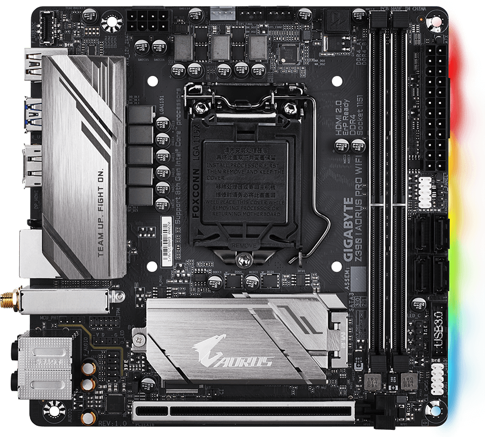 Z390 I AORUS PRO WIFI (Rev. 1.0) - GIGABYTE Japan