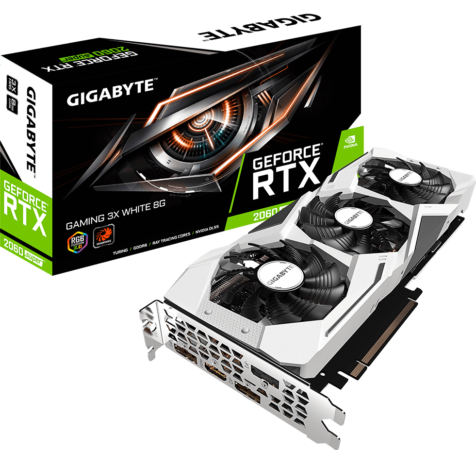 Grafičke karte - GeForce® RTX 2060 SUPER™ GAMING 3X WHITE 8G