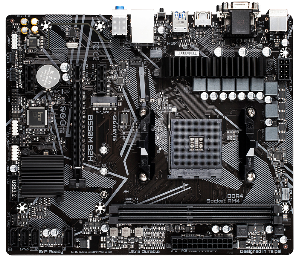 B550M S2H (Rev. 1.x) - GIGABYTE Global