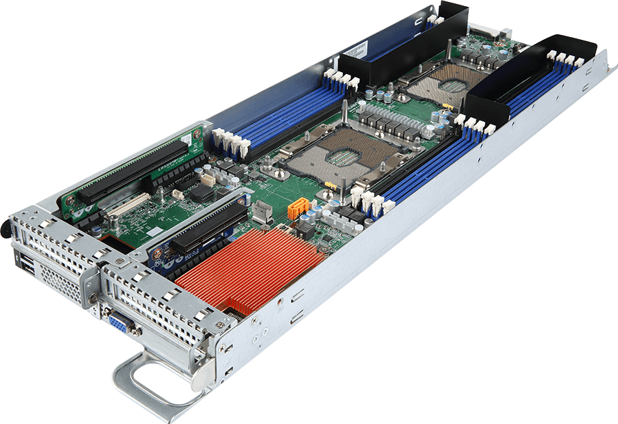 High Density Server - 2nd/1st Gen Intel® Xeon® Scalable - 2U 4-Node DP 12-Bay SATA/SAS - H261-H60