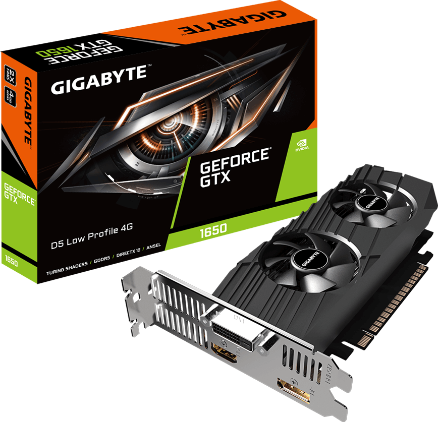 Graphics Card - GeForce® GTX 1650 D5 Low Profile 4G