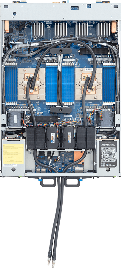 HPC/AI Server - AMD EPYC™ 9005/9004 - 4U DP AMD Instinct™ MI355X DLC - G4L3-ZX1-LAT4