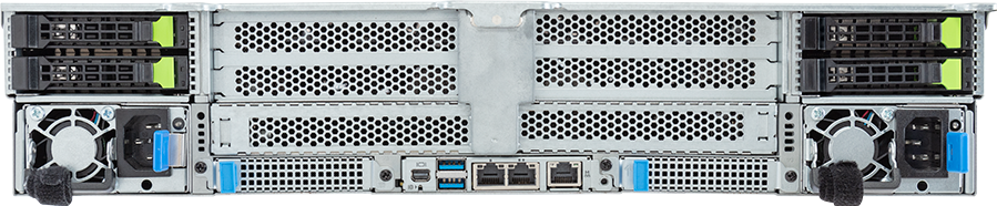 Edge Server - 5th/4th Gen Intel® Xeon® Scalable - 2U UP 4-Bay Gen4 NVMe/SATA/SAS Titanium - E283-S90-AAV1
