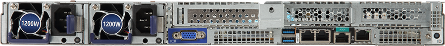 Rack Server - 2nd/1st Gen Intel® Xeon® Scalable - 1U DP 10-Bay Gen3 NVMe/SATA/SAS - R181-N20