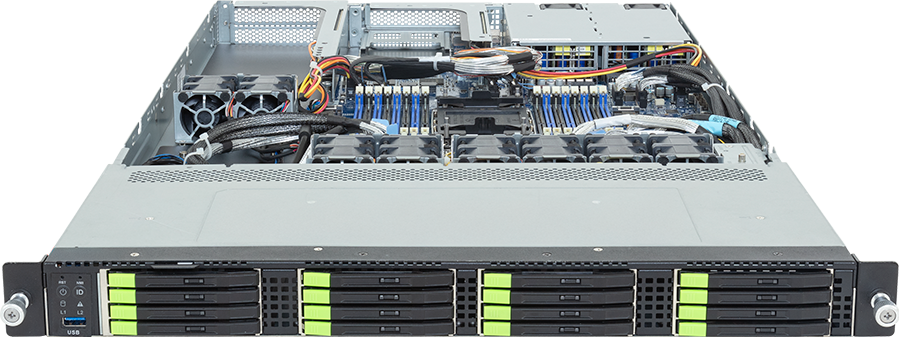 Rack Server - Intel® Xeon® 6 Processors R1S - 1U UP 1 x PCIe Gen5 GPU - R164-SG6-AAJ1