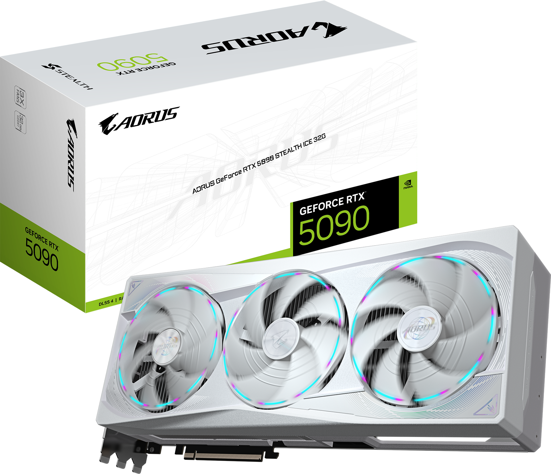 AORUS GeForce RTX™ 5090 STEALTH ICE 32G