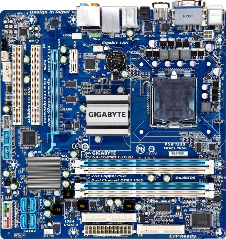 Mainboards - GA-EG41MFT-US2H