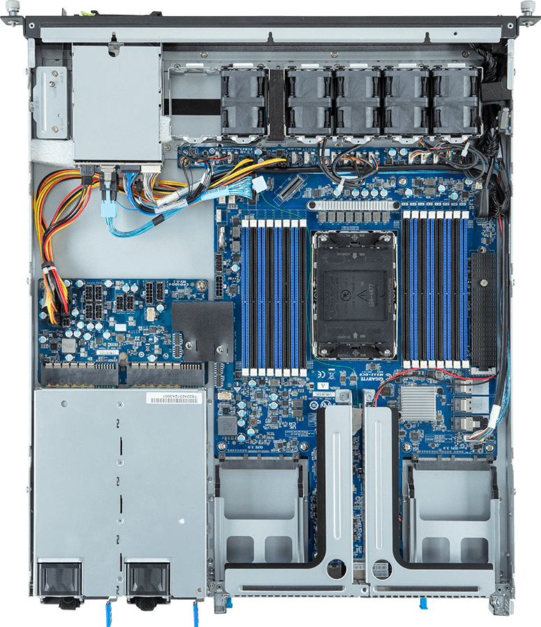 Edge Server - 5th/4th Gen Intel® Xeon® Scalable - 1U UP 2-Bay Gen4 NVMe/SATA/SAS - E163-S30-AAB1