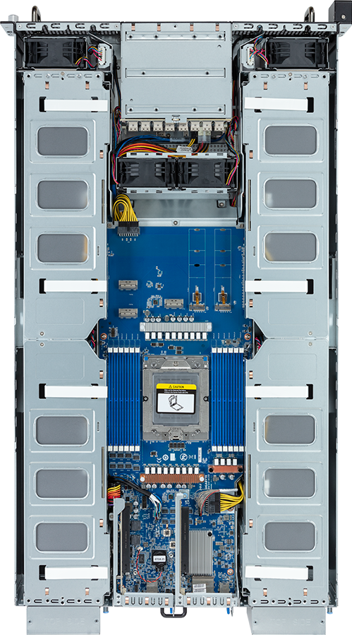 HPC/AI Server - AMD EPYC™ 9005/9004 - 2U UP 8 x PCIe Gen4 GPUs (with PCIe switches) - G293-Z20-AAP1