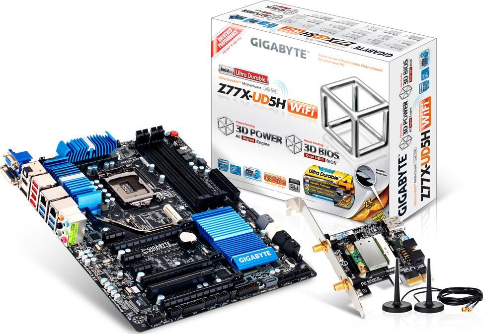 Plăci de bază - GA-Z77X-UD5H-WB WIFI