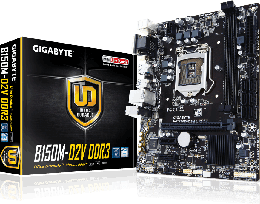 Motherboard - GA-B150M-D2V DDR3