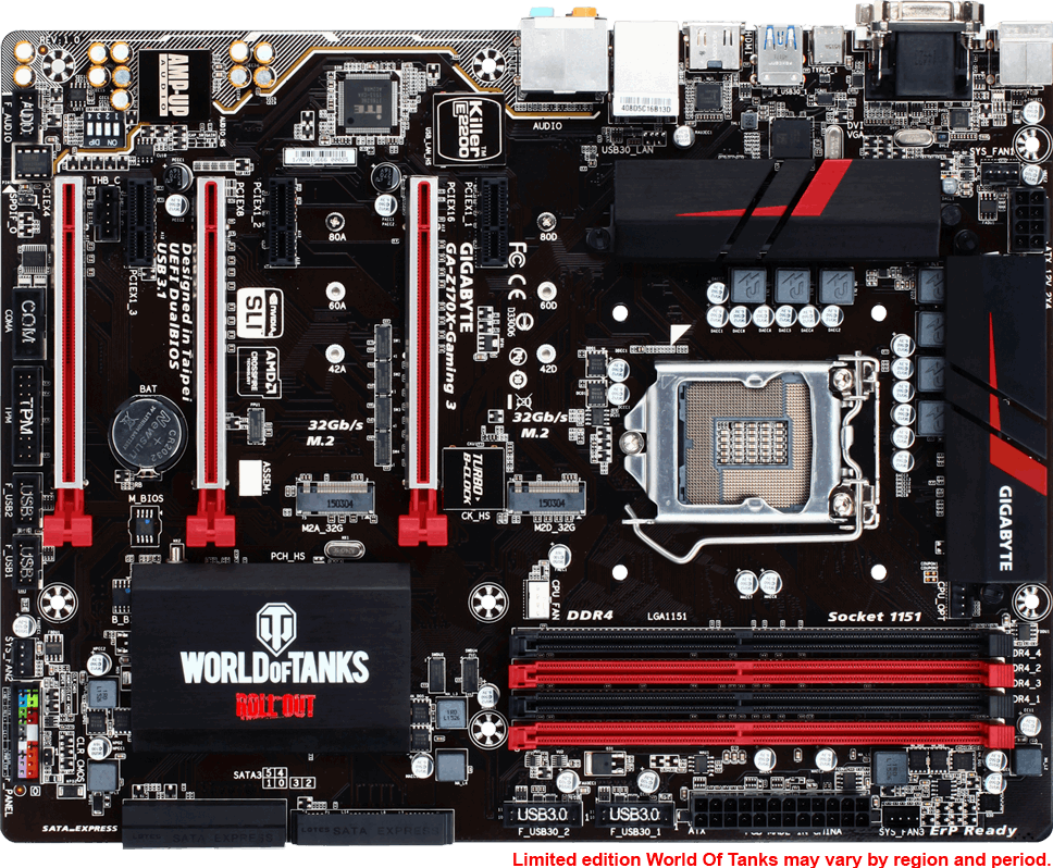 GA-Z170X-Gaming 3-EU (Rev. 1.0) - GIGABYTE Global