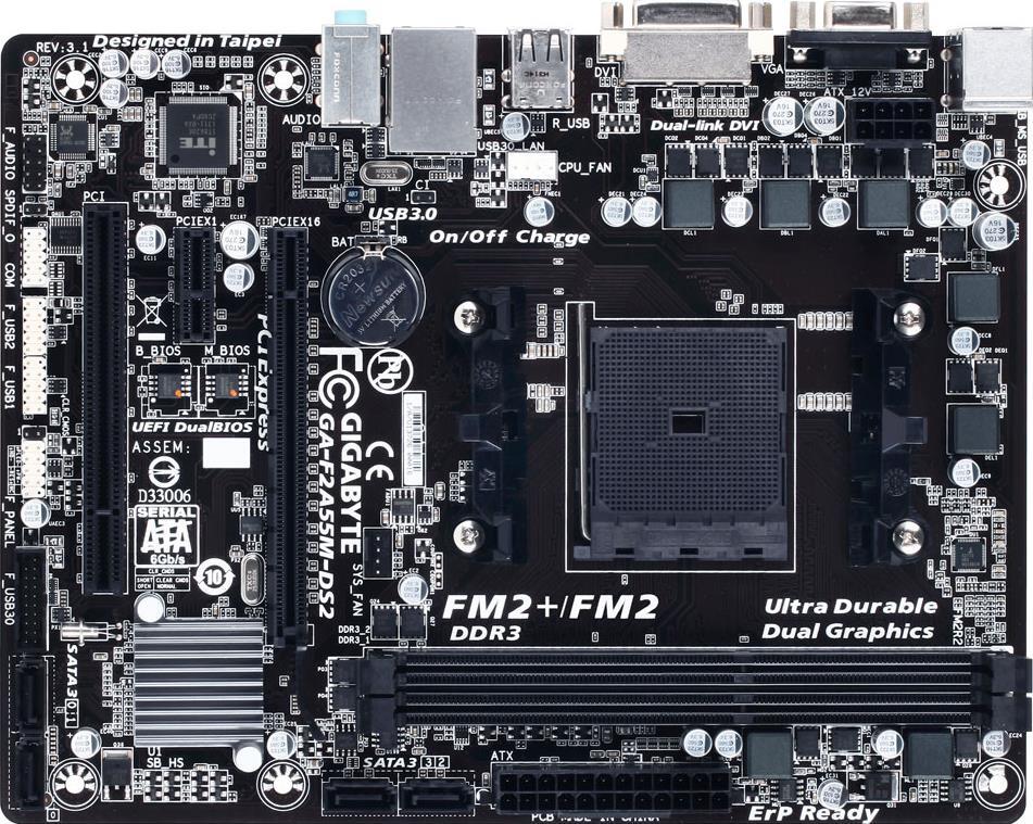 اللوحة الرئيسية - GA-F2A55M-DS2