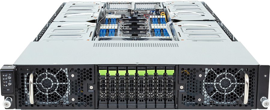 HPC/AI Server - Intel® Xeon® 6 Processors - 2U DP 8 x PCIe Gen5 GPUs (with PCIe switches) - G294-S42-AAP1