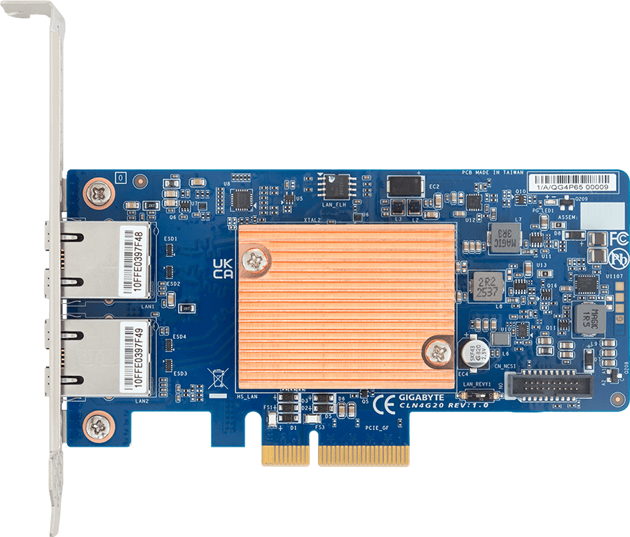 LAN Card - Intel® X710-AT2 - 10 Gb/s, 2-port - CLN4G20