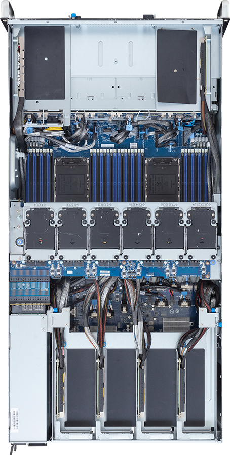HPC/AI Server - Intel® Xeon® 6 Processors - 4U DP 8 x PCIe Gen5 GPUs (2 x Root Ports) - G494-SB3-AAP1