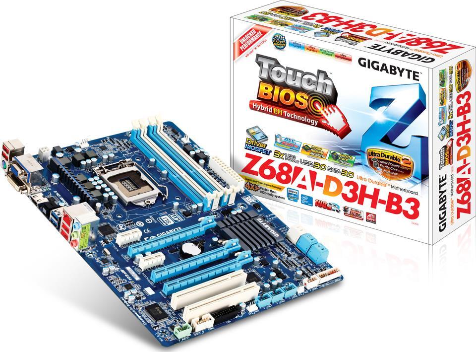 Motherboard - GA-Z68A-D3H-B3