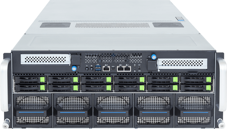 HPC/AI Server - AMD EPYC™ 9006 SP7 Server Processors - 4U DP, 8 x PCIe Gen6 GPUs - G495-DB0-AM1