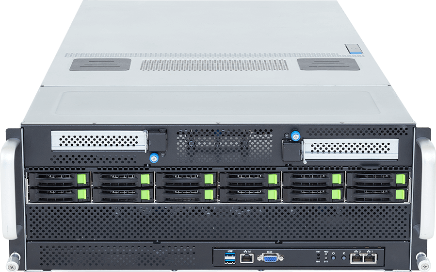 HPC/AI Server - Intel® Xeon® 6700/6500 - 4U DP 10 x PCIe Gen5 GPUs (2 x Root Ports) - G494-SB1-AAP2
