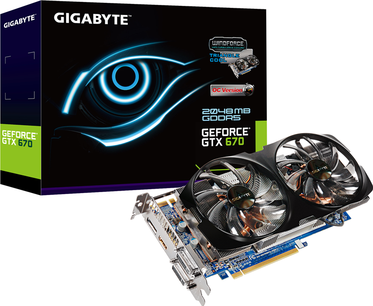 Tarjetas de Video - GV-N670WF2-2GD