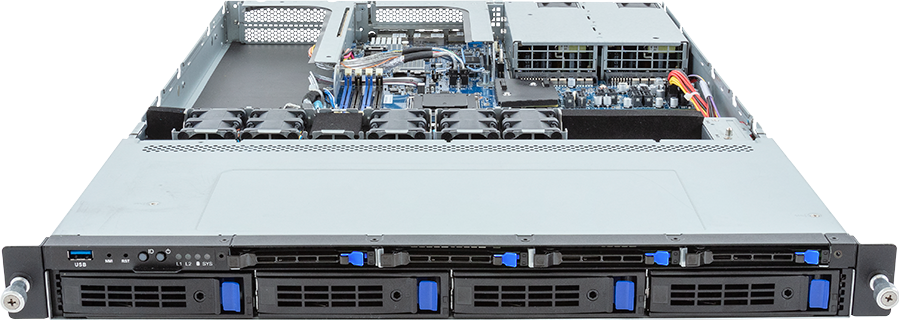 Rack Server - AMD EPYC™ 4005/4004 & Ryzen™ 9000/7000 - 1U UP 1 x PCIe Gen5 GPU Platinum - R133-C11-AAB1