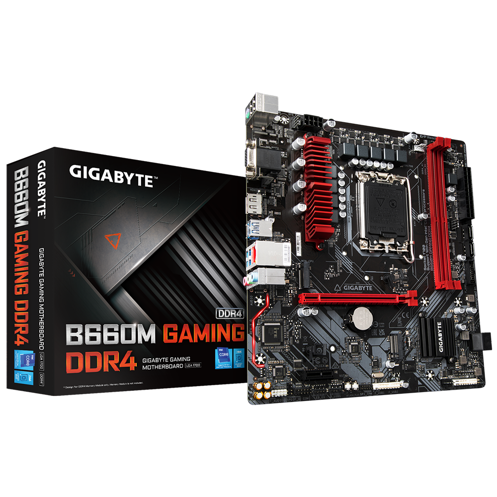 B660M GAMING DDR4 (Rev. 1.0) - Спецификация | Материнские платы GIGABYTE