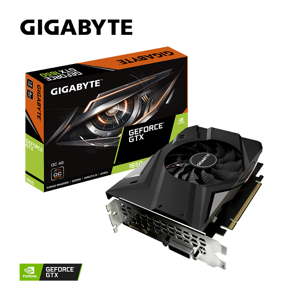GeForce® GTX 1650 D6 OC 4G (Rev. 4.0) - GIGABYTE Global