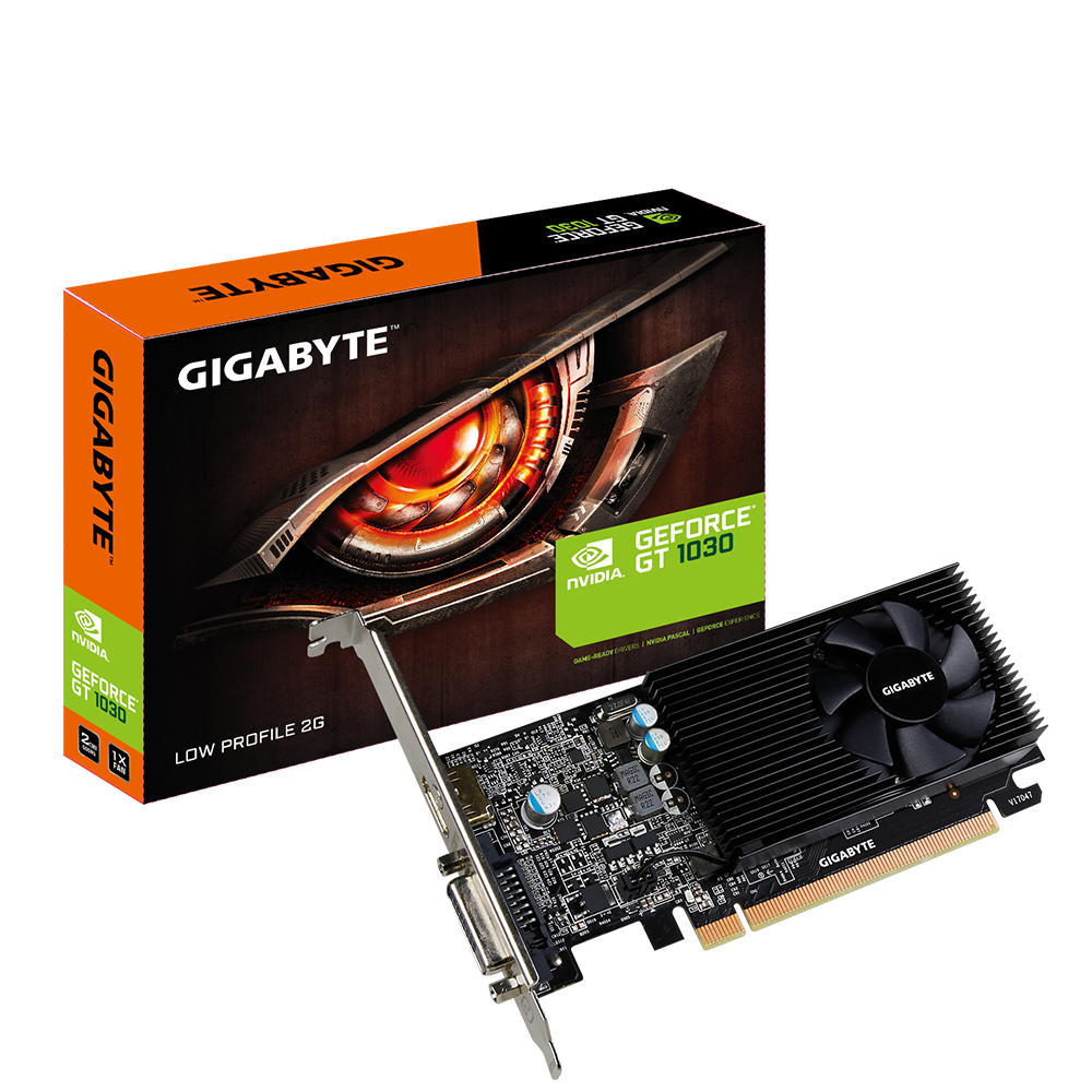 タ*チ様 GIGABYTE GT 1030 GV-N1030D5-2GL 新品未 GT 1030 Low Profile 2G - GIGABYTE Global