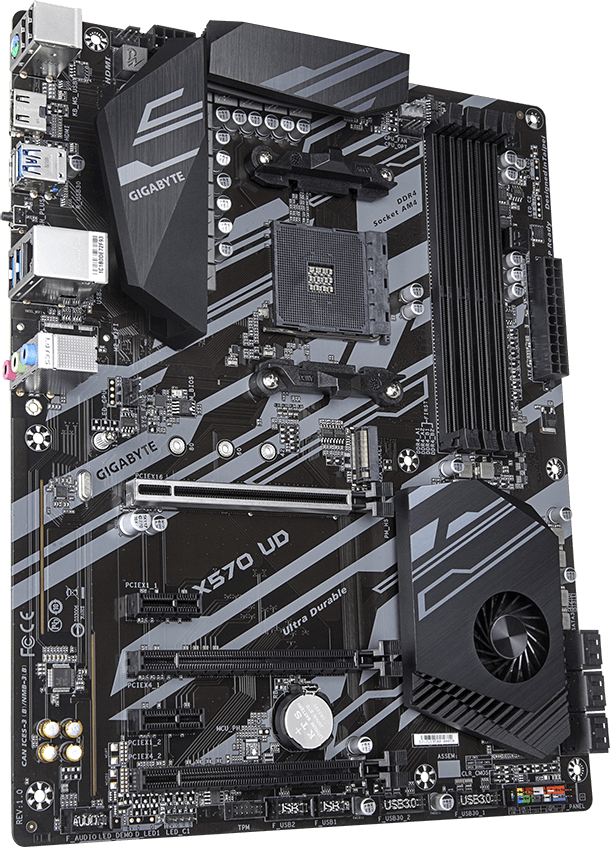 マザーボード GIGABYTE X570UD Rev1.0【AMD AM4対応】 X570 UD (Rev. 1.0) - GIGABYTE Global
