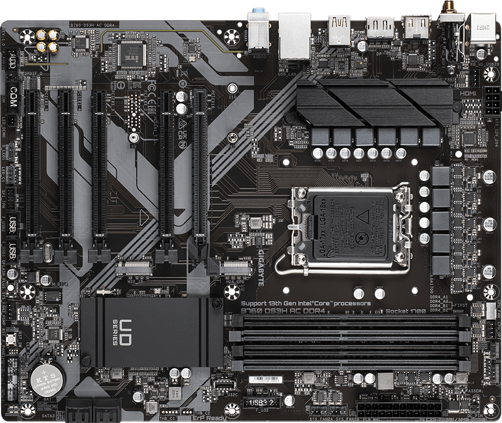 B760 DS3H AC DDR4 (Rev. 1.x) - GIGABYTE Netherlands