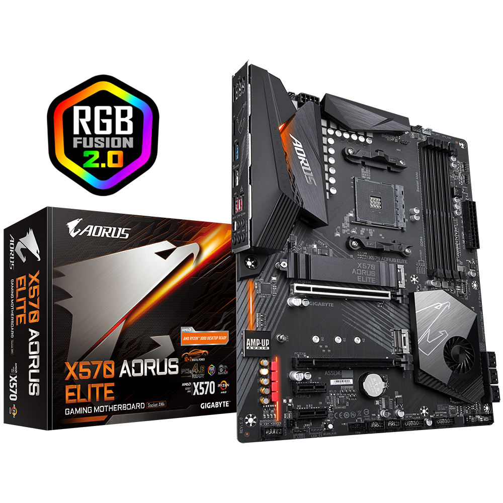 マザーボード GIGABYTE AORUS X570 ELITE X570 AORUS ELITE (Rev. 1.0) - GIGABYTE Global