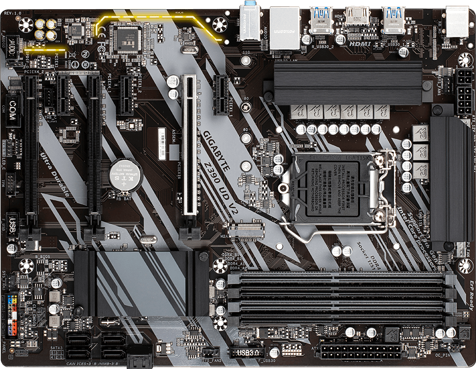 Z390 UD V2 (Rev. 1.0) - GIGABYTE Global
