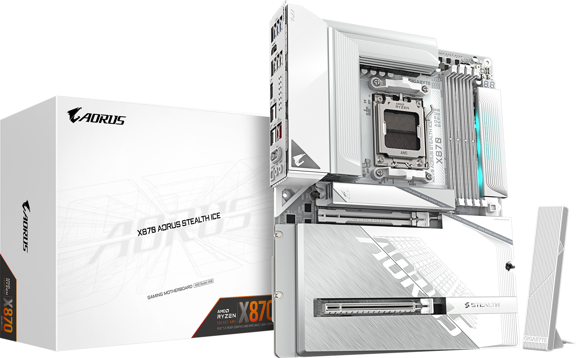 X870 AORUS STEALTH ICE