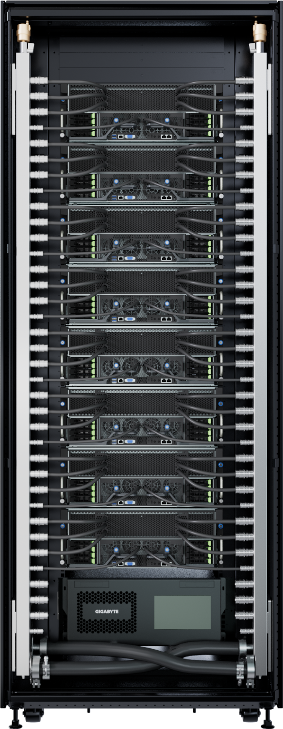 NVIDIA HGX H200 GIGAPOD AI DLC Rack Scale Solution - GIGABYTE India