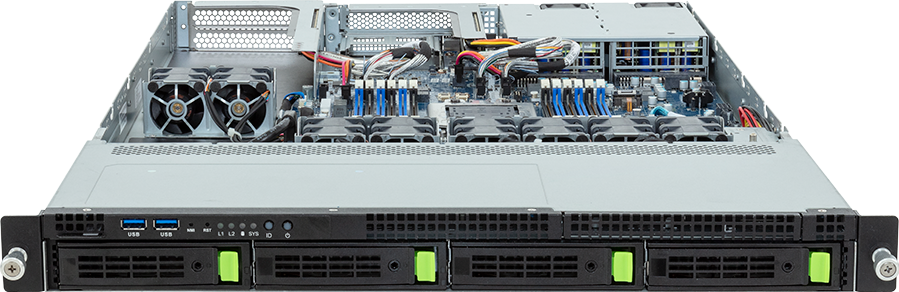 Rack Server - AMD EPYC™ 8004 - 1U UP 1 x PCIe Gen5 GPU (NVMe/SATA/SAS) - R143-EG0-AAC2
