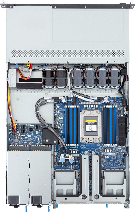 Rack Server - AMD EPYC™ 8004 - 1U UP 4-Bay Gen5 NVMe/SATA/SAS-4 - R143-E30-AAB1