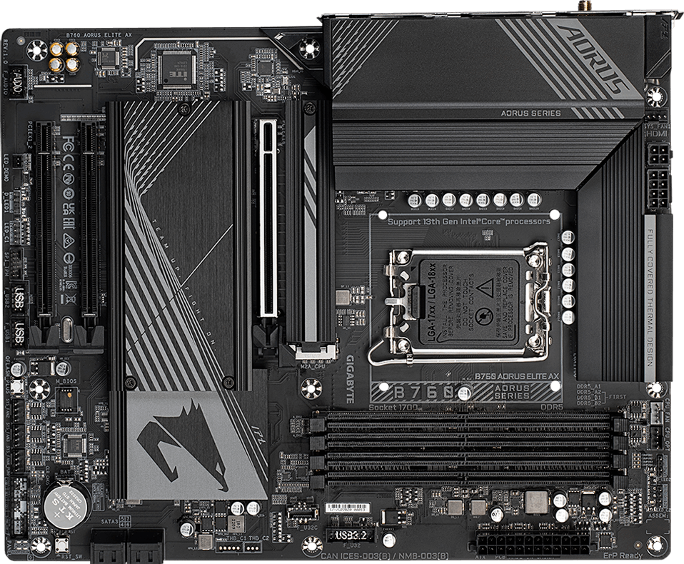 N*o様 GIGABYTE B760M AORUS ELITE X AX B760M AORUS ELITE AX (Rev. 1.x) - GIGABYTE Global