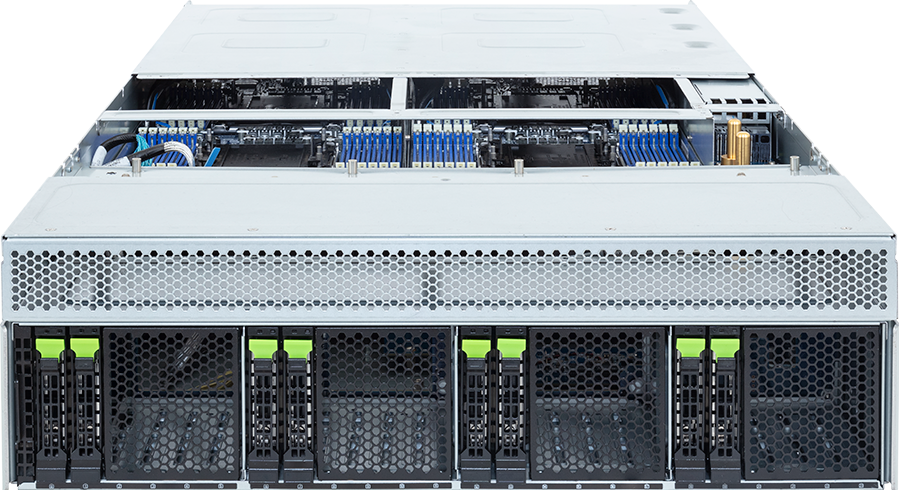 High Density Server - Intel® Xeon® 6 Processors - 3U 4-Node DP 8-Bay Gen5 NVMe/SATA/SAS-4 Immersion - H374-A81-IAW1