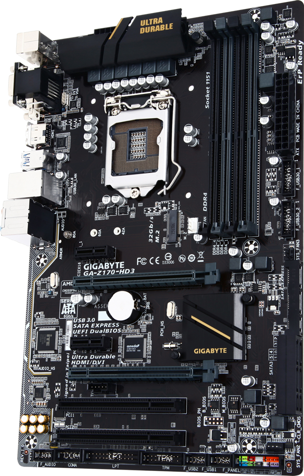 GIGABYTE GA-Z170-HD3 マザーボード GA-Z170-HD3 (Rev. 1.0) - GIGABYTE Global