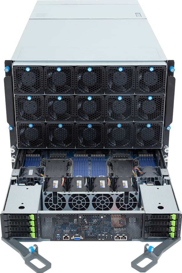 HPC/AI Server - Intel® Xeon® 6 Processors - 8U DP NVIDIA HGX™ B200 - G894-AD1-AAX5