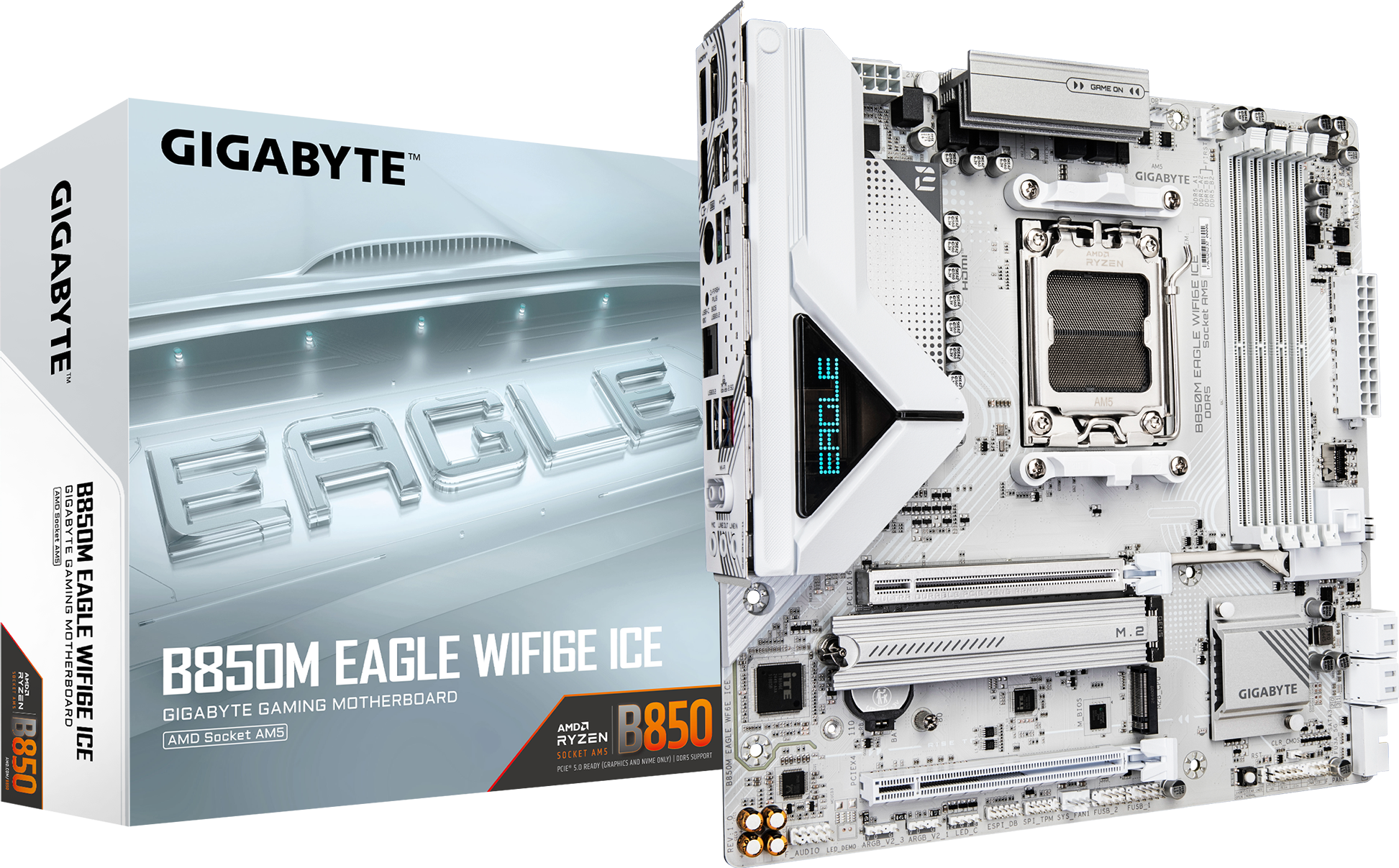 B850M EAGLE WIFI6E ICE