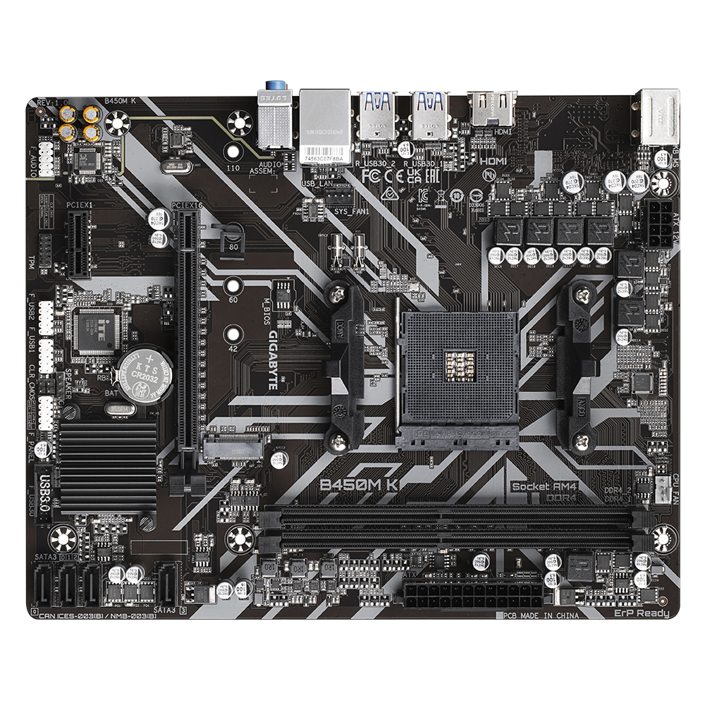 B450M K (Rev. 1.0) - Tanıtım | Anakart GIGABYTE