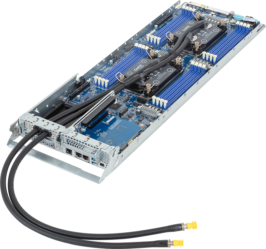 High Density Server - Intel® Xeon® 6 Processors - 2U 4-Node DP 24-Bay Gen5 NVMe/SATA/SAS-4 DLC - H274-S60-LAW1