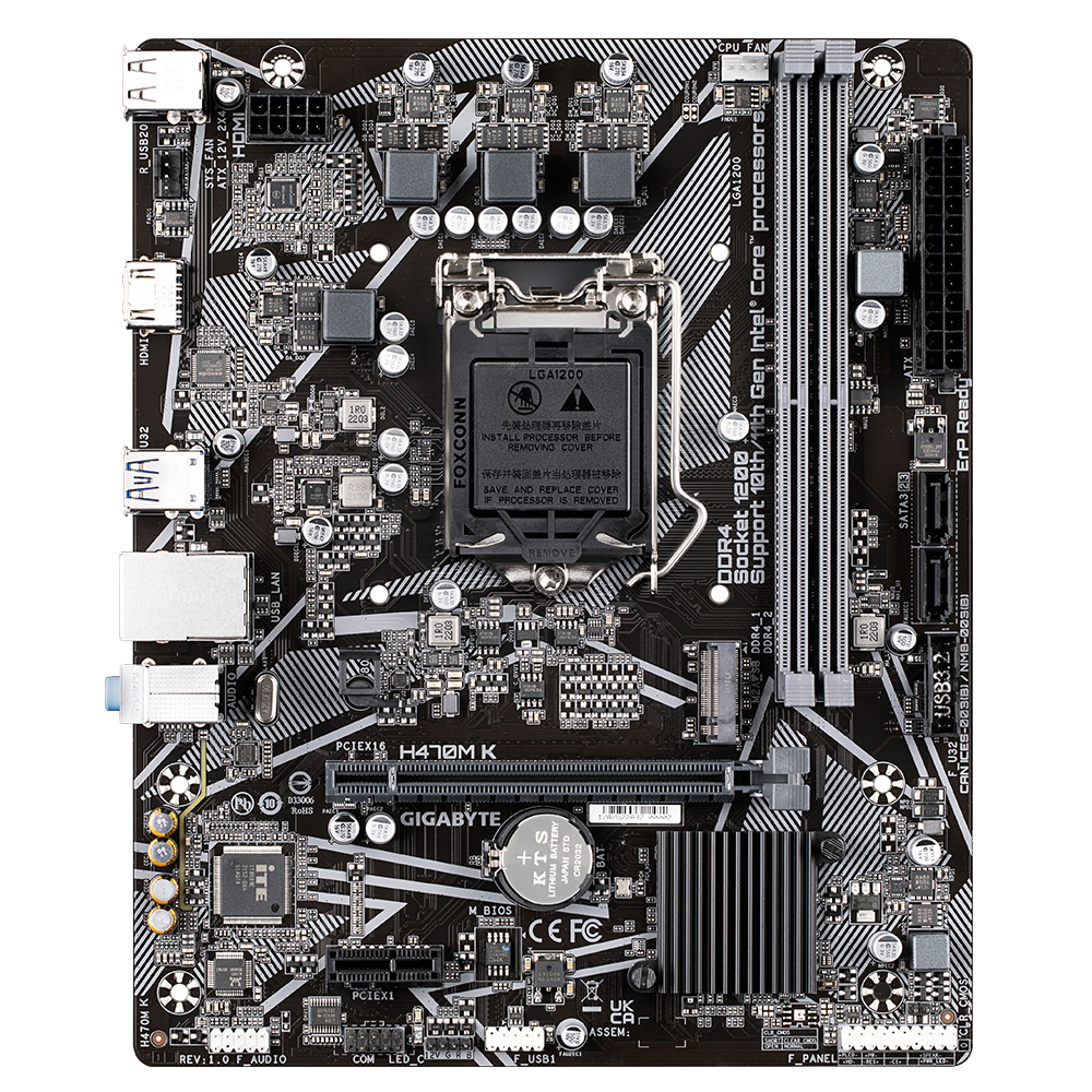 H470M K (Rev. 1.0) - GIGABYTE Global