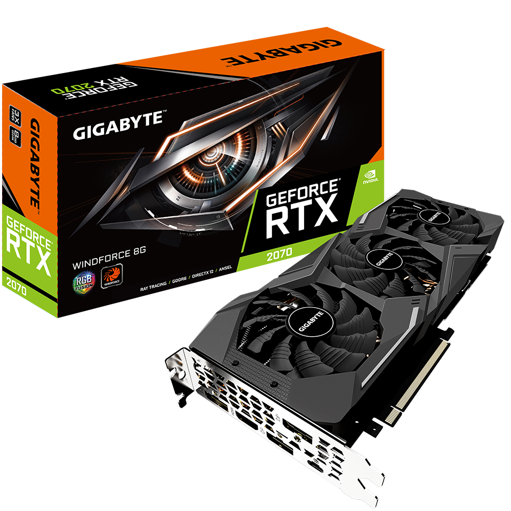 GeForce RTX™ 2070 WINDFORCE 8G (Rev. 1.0) - GIGABYTE Japan